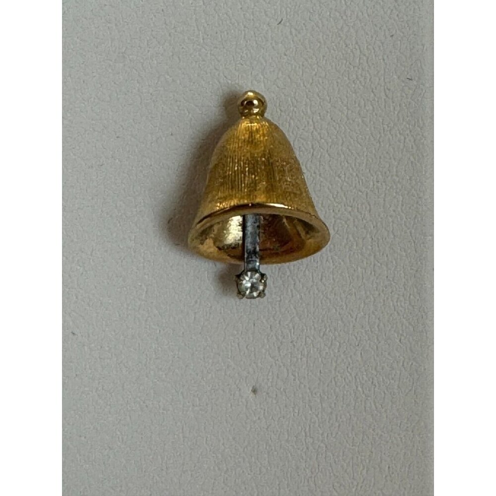 Avon Delicate Bells Earrings Christmas Holidays Gold-Tone Vintage 1978 Small 70s - Picture 9 of 9